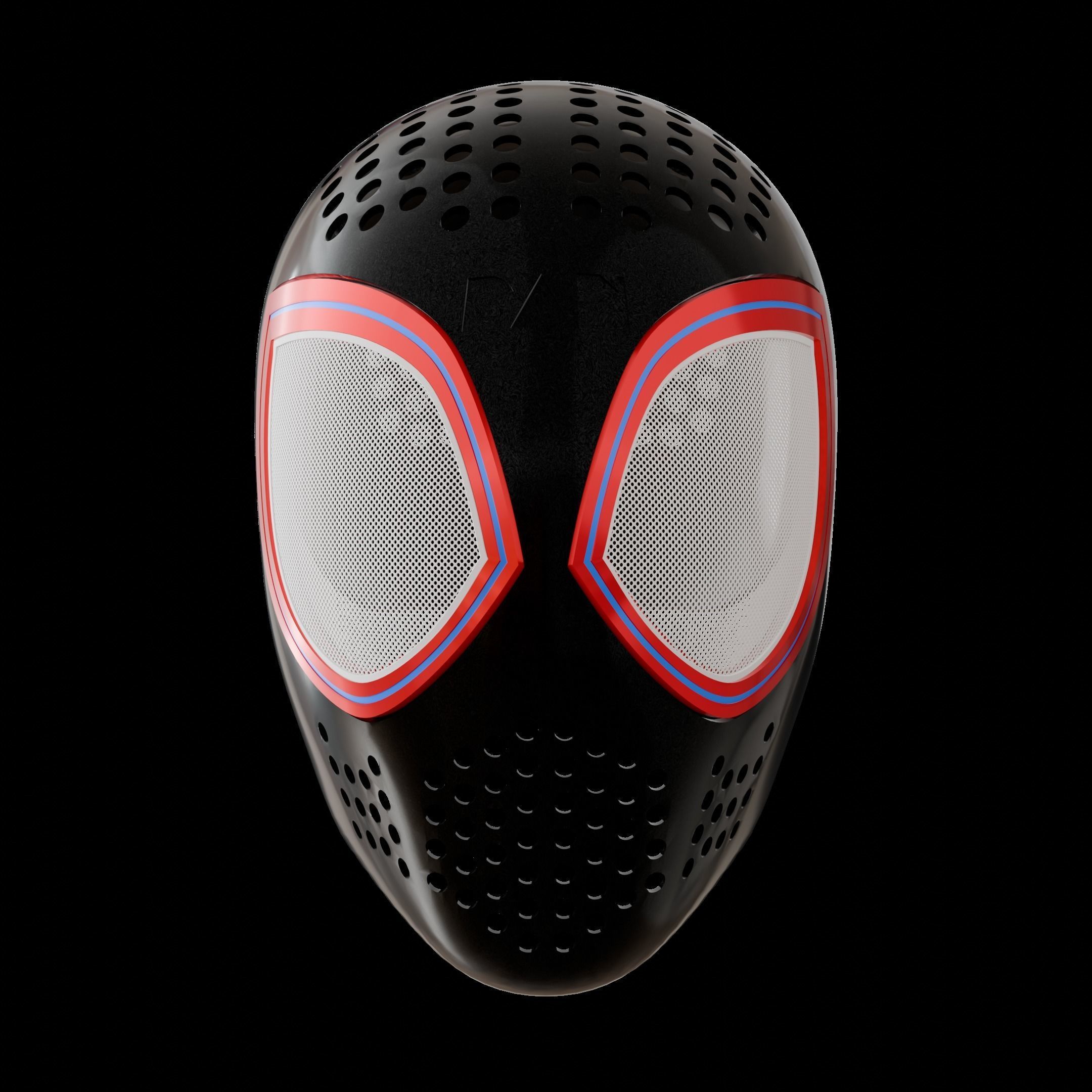 MILES MORALES FULL FACESHELL 3D print model_4