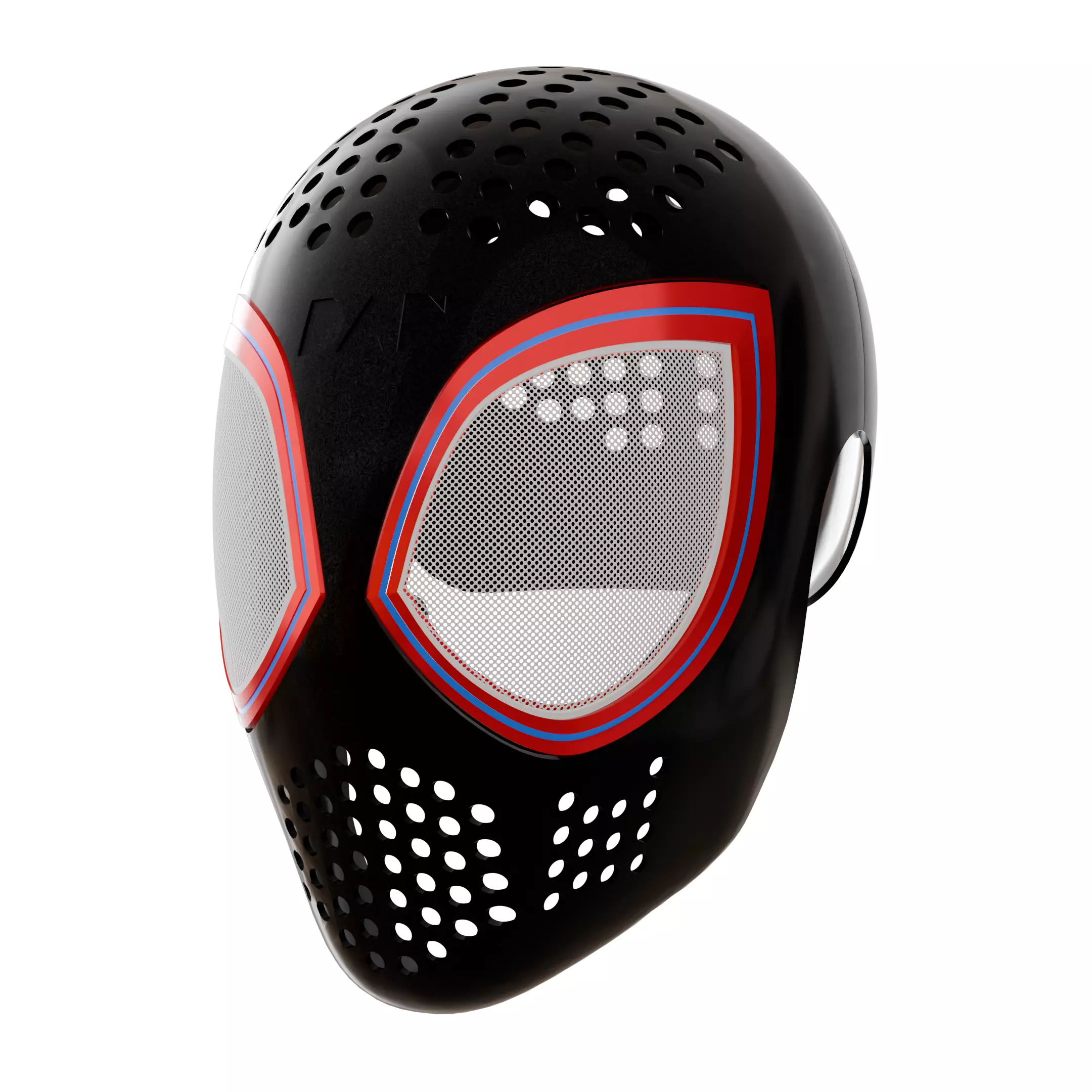 MILES MORALES FULL FACESHELL 3D print model_0