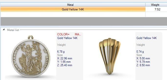 Saint Francis - Sao Francisco de Assis Pendant Necklace Jewelry 3D print model_8