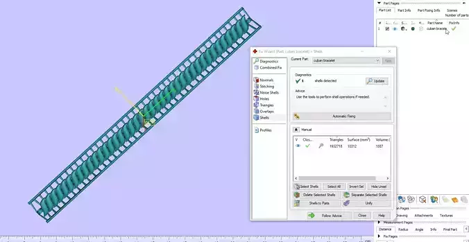 Bracalet cuban  3D print model
