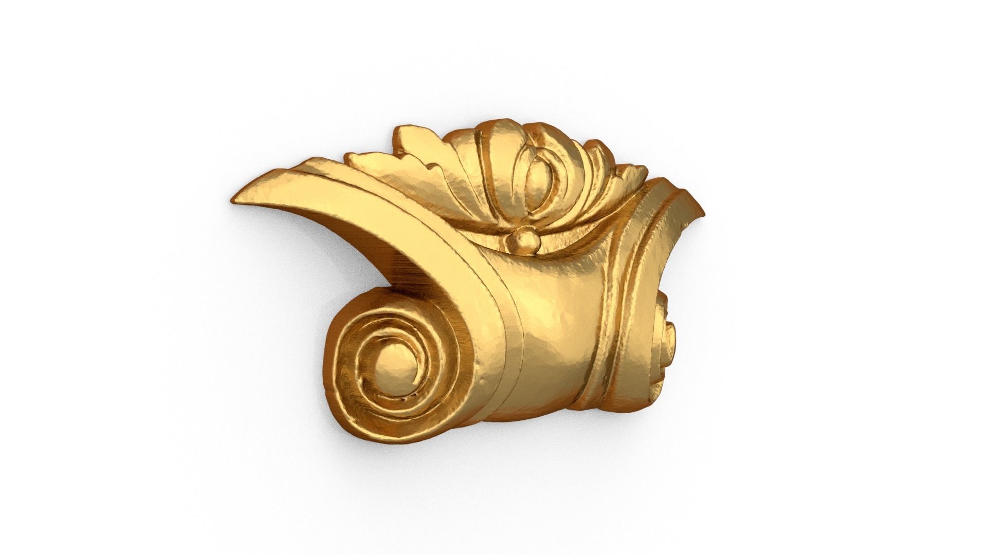 Classic carved decor ornament 493 3D print model_1