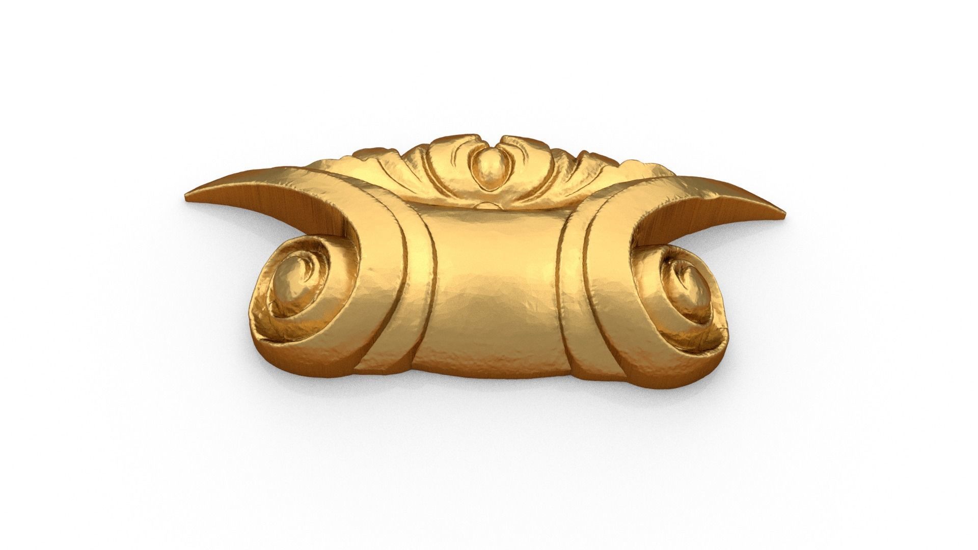 Classic carved decor ornament 493 3D print model_3