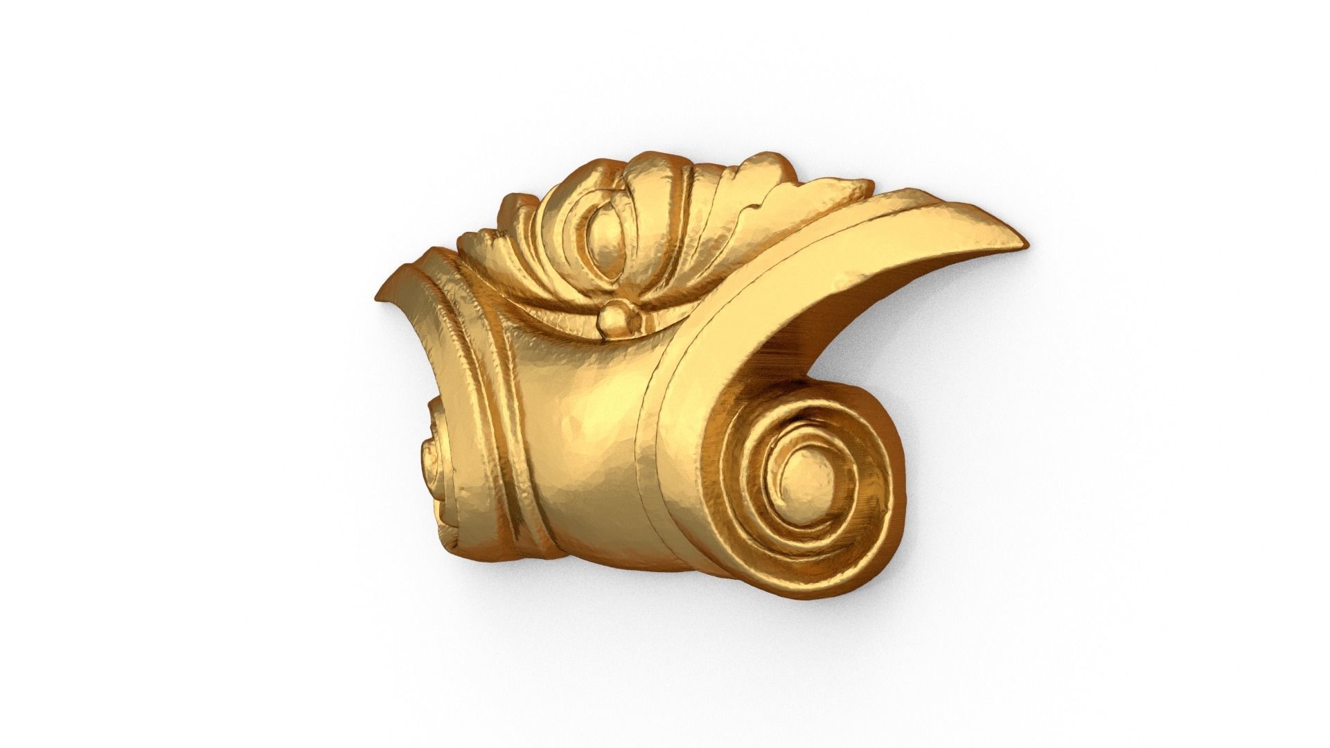 Classic carved decor ornament 493 3D print model_2