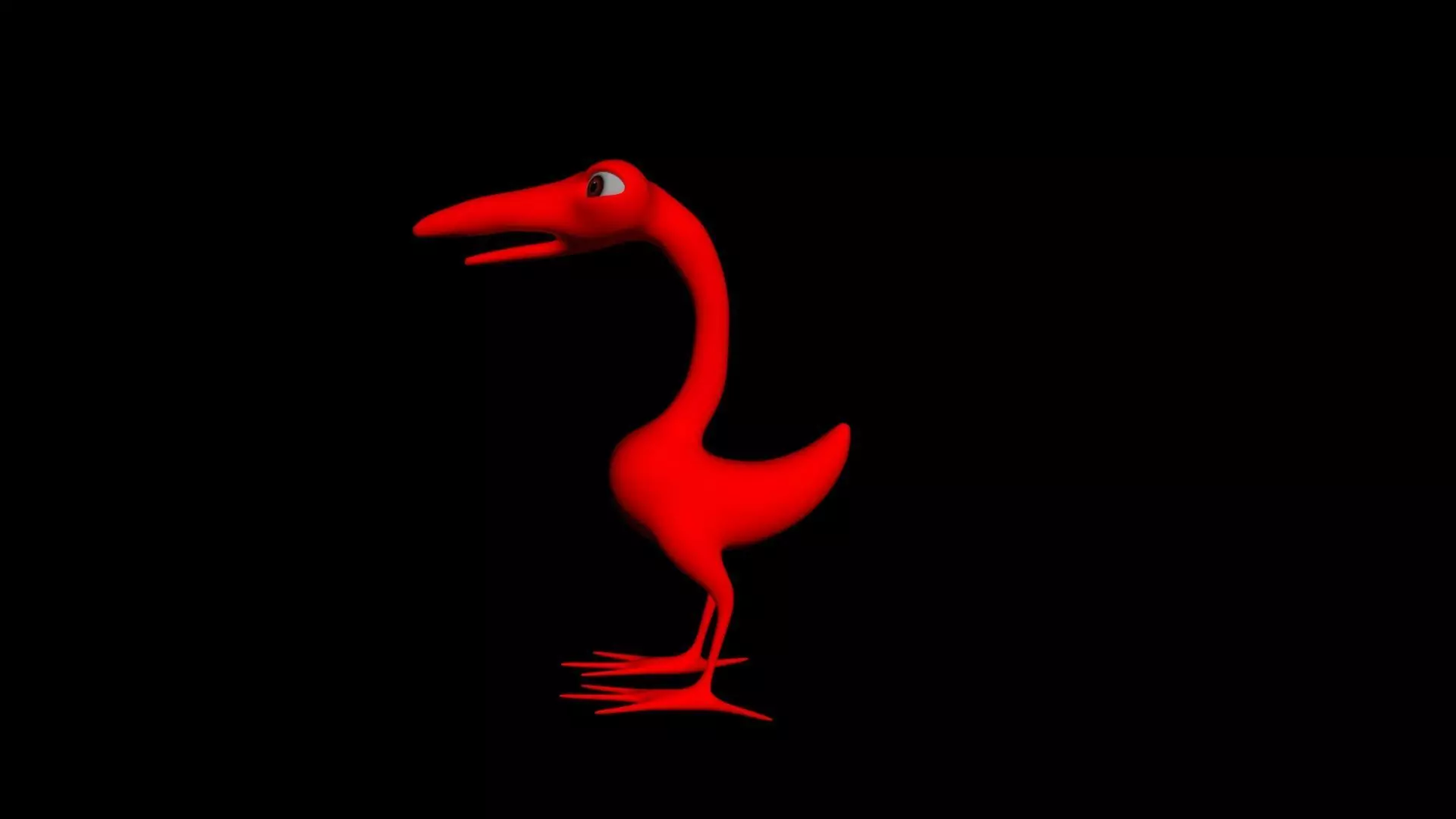 Duck Model Free low-poly 3D model
