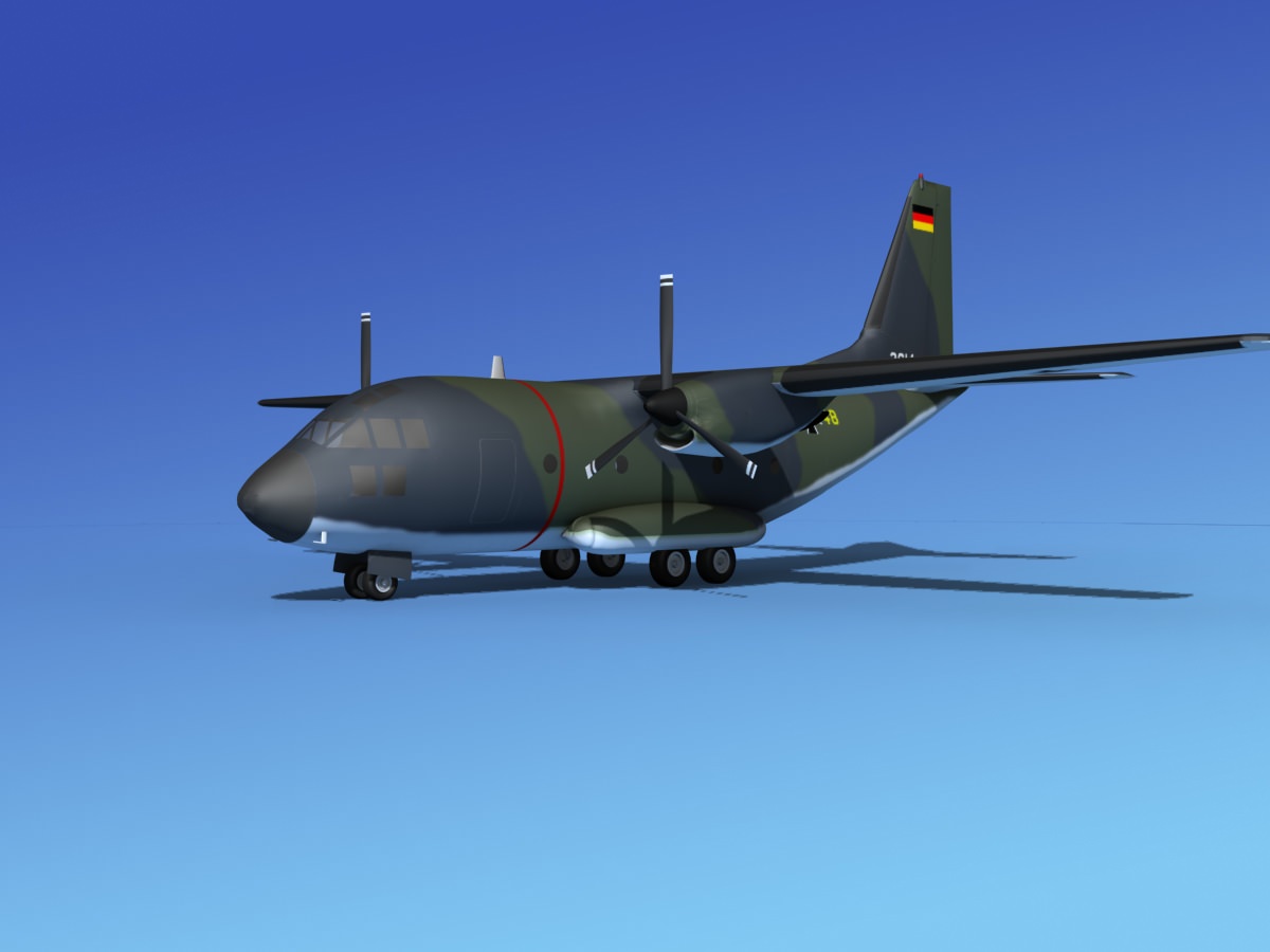 Alenia C-27A Spartan Luftwaffe 3D model_1