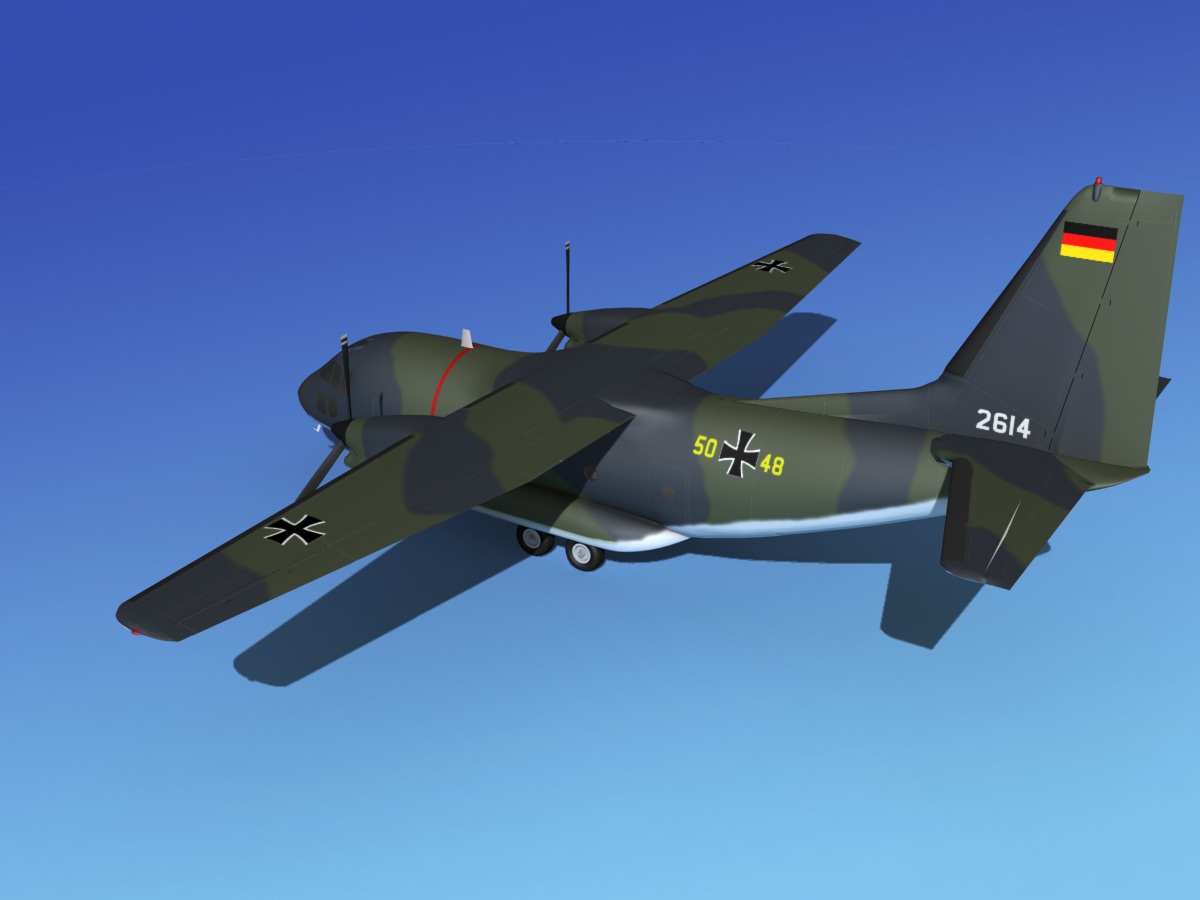 Alenia C-27A Spartan Luftwaffe 3D model_8
