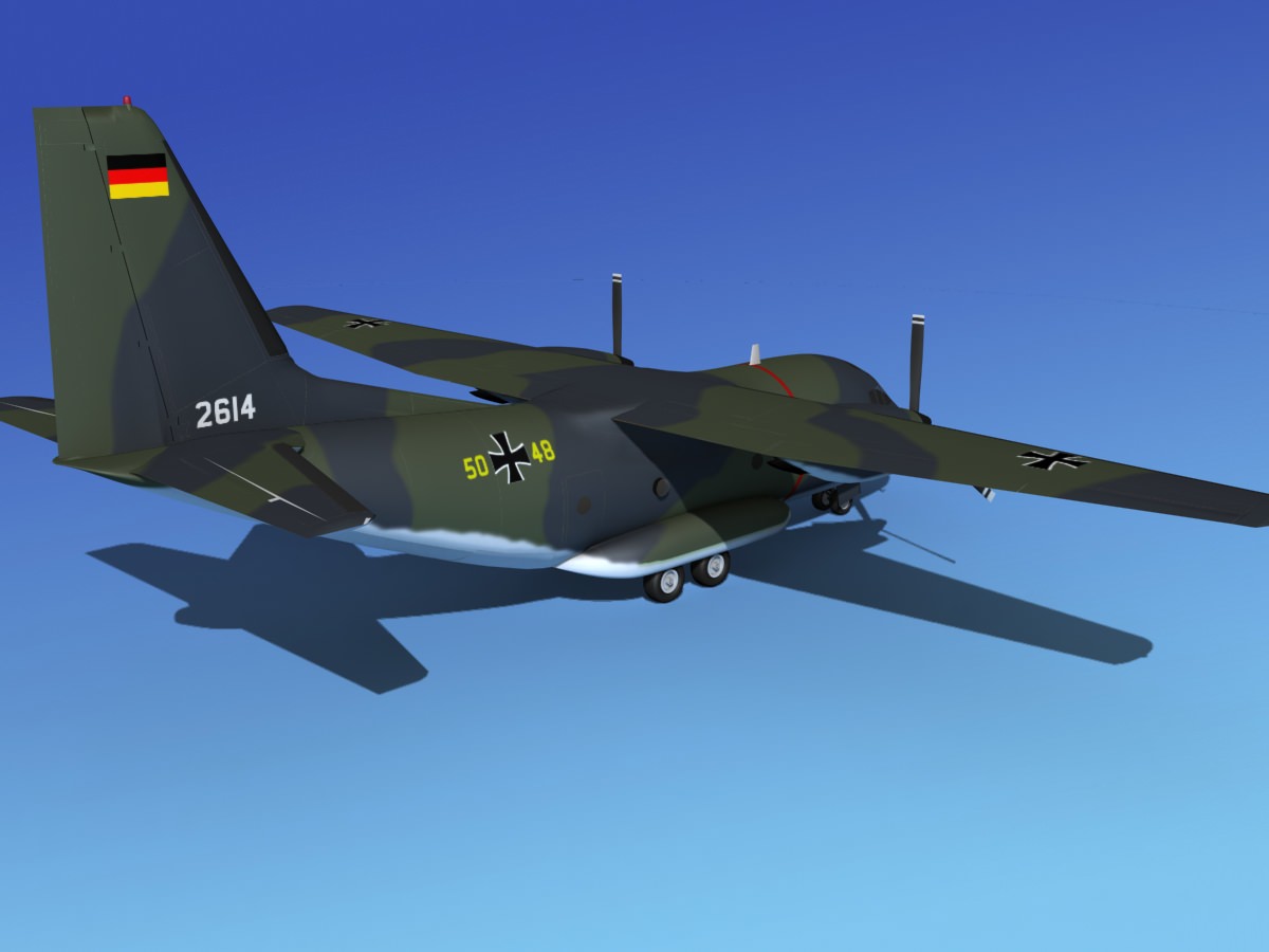 Alenia C-27A Spartan Luftwaffe 3D model_5