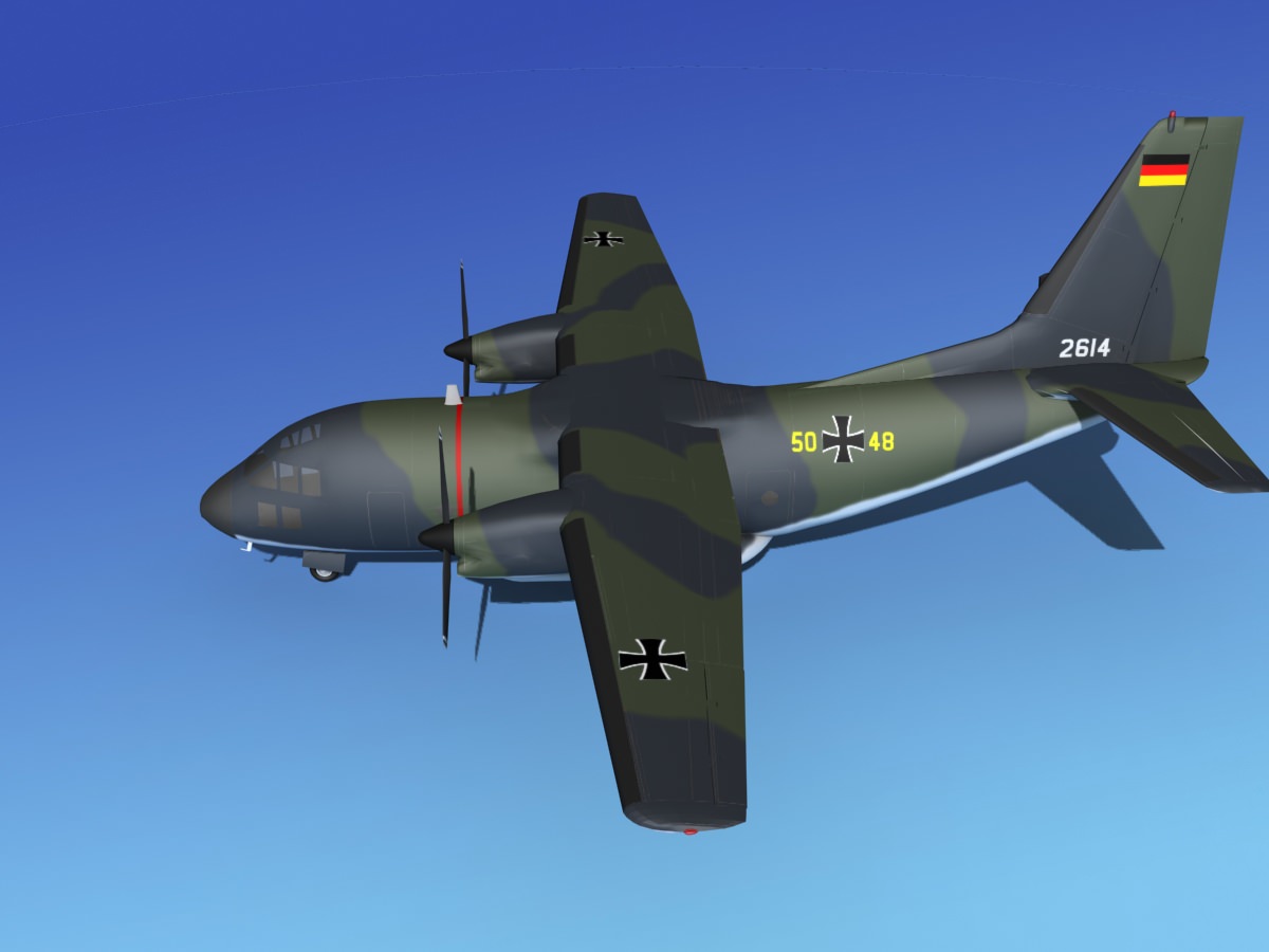 Alenia C-27A Spartan Luftwaffe 3D model_9
