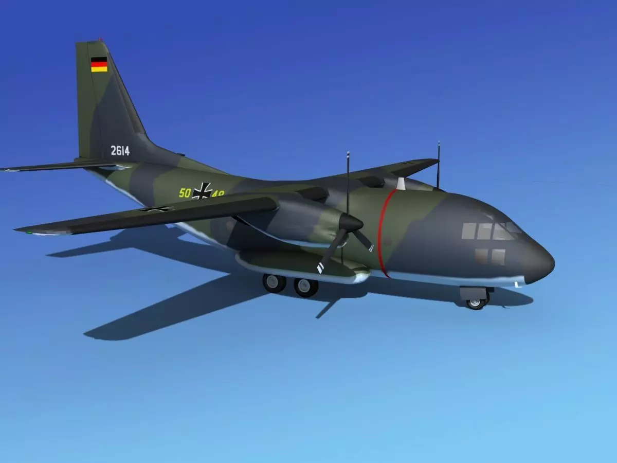 Alenia C-27A Spartan Luftwaffe 3D model_0
