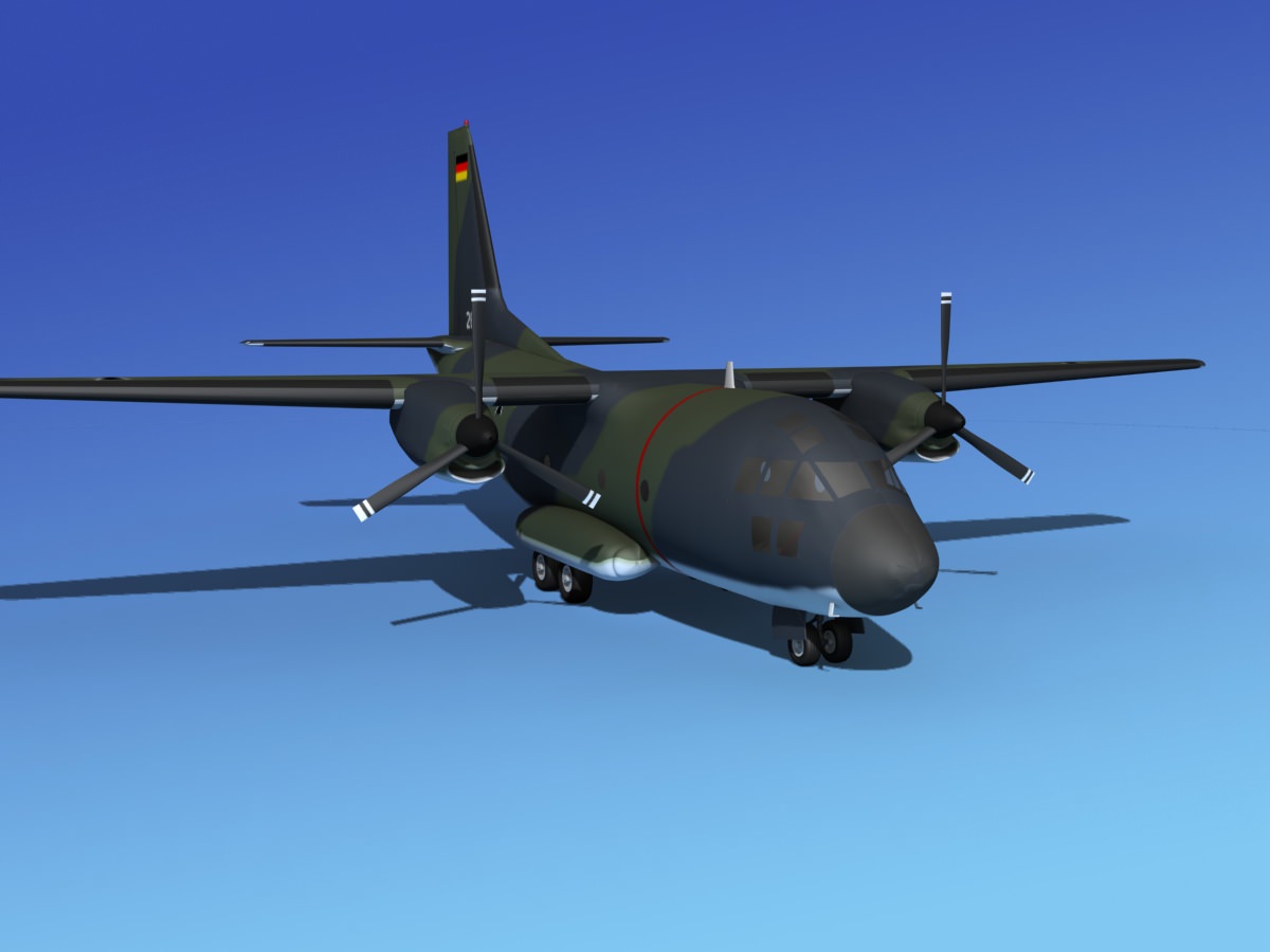 Alenia C-27A Spartan Luftwaffe 3D model_3