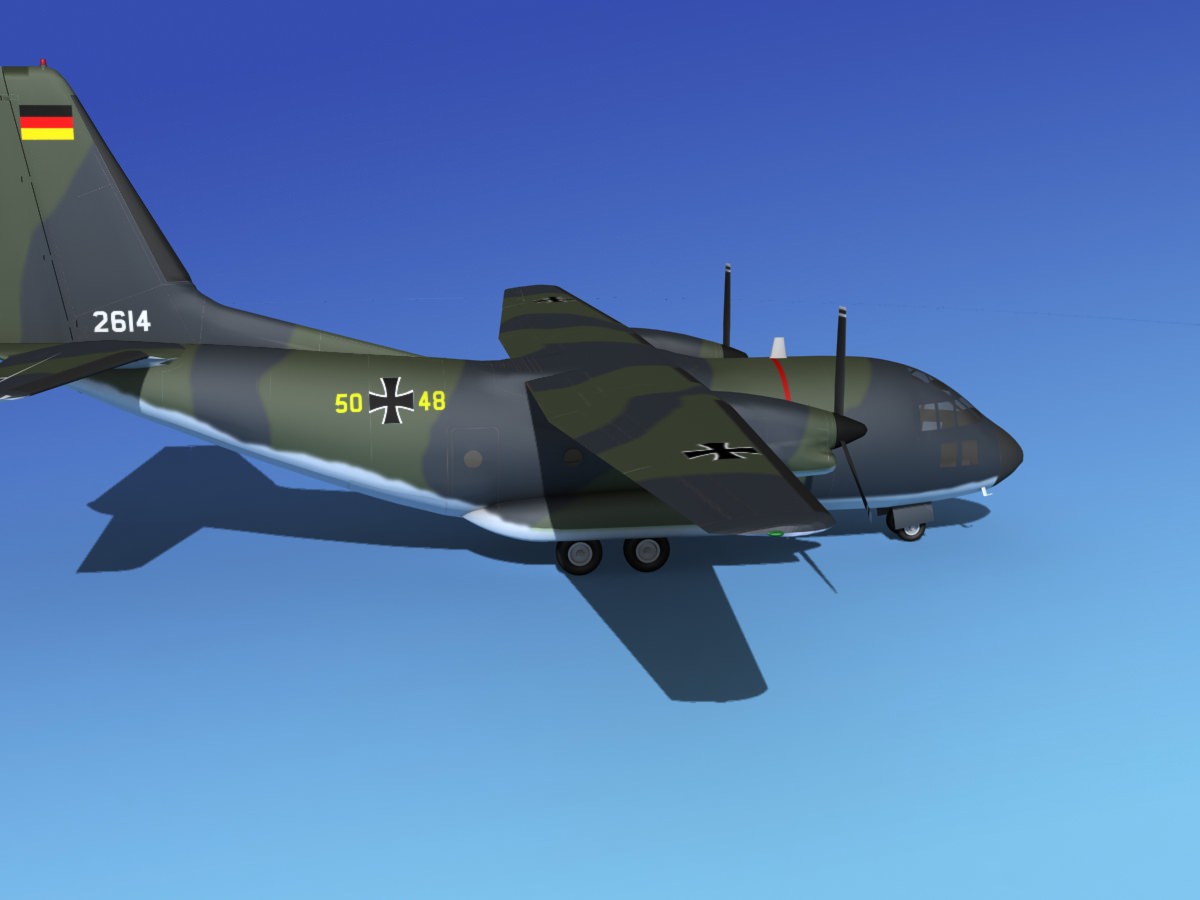 Alenia C-27A Spartan Luftwaffe 3D model_4
