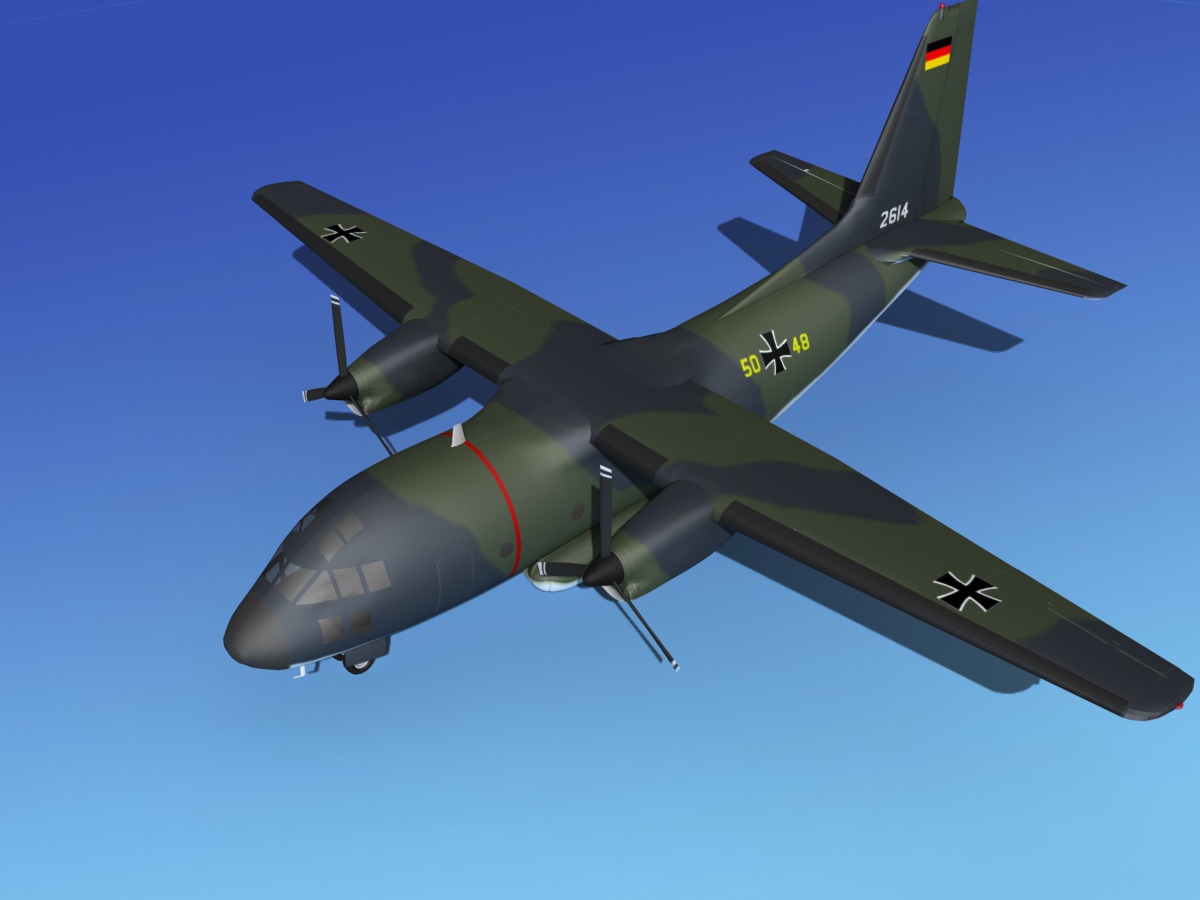 Alenia C-27A Spartan Luftwaffe 3D model_10