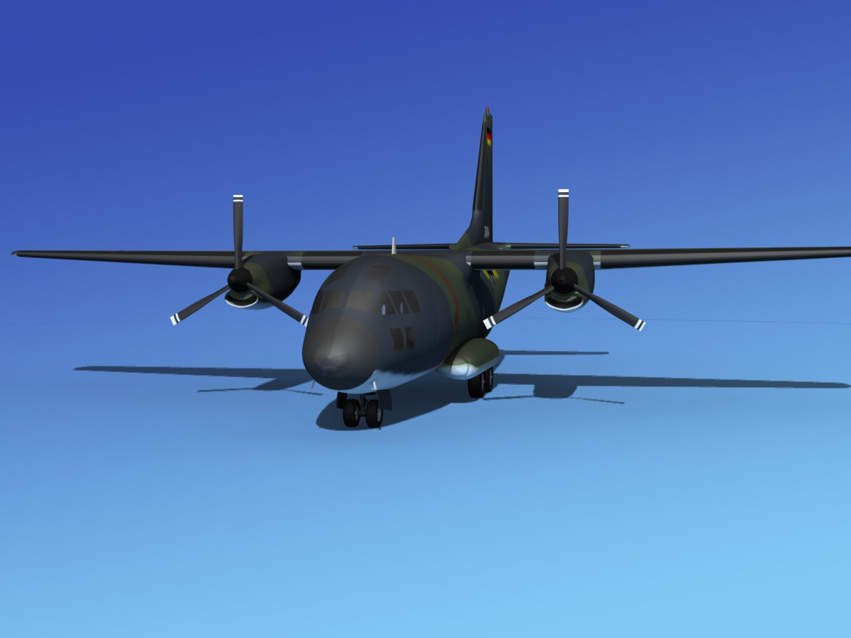 Alenia C-27A Spartan Luftwaffe 3D model_2