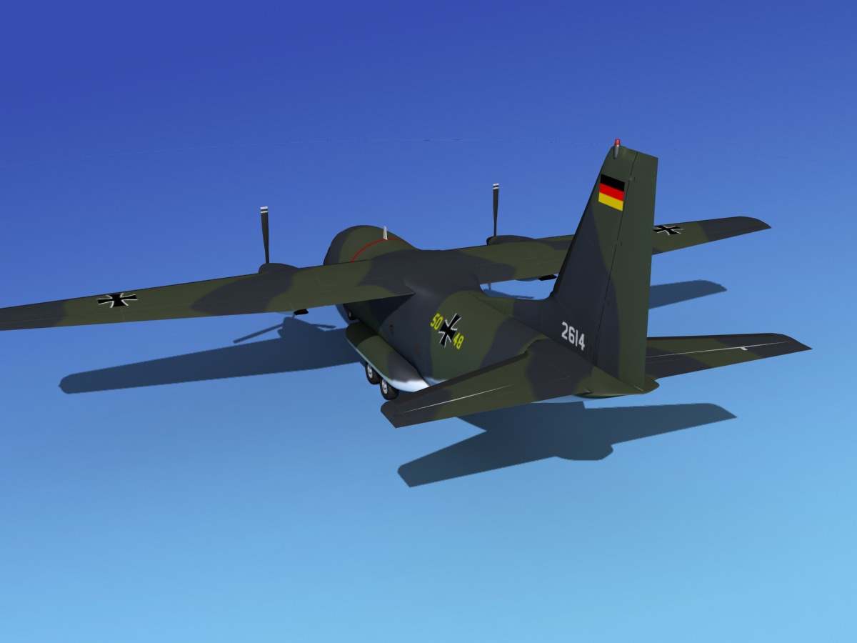 Alenia C-27A Spartan Luftwaffe 3D model_7