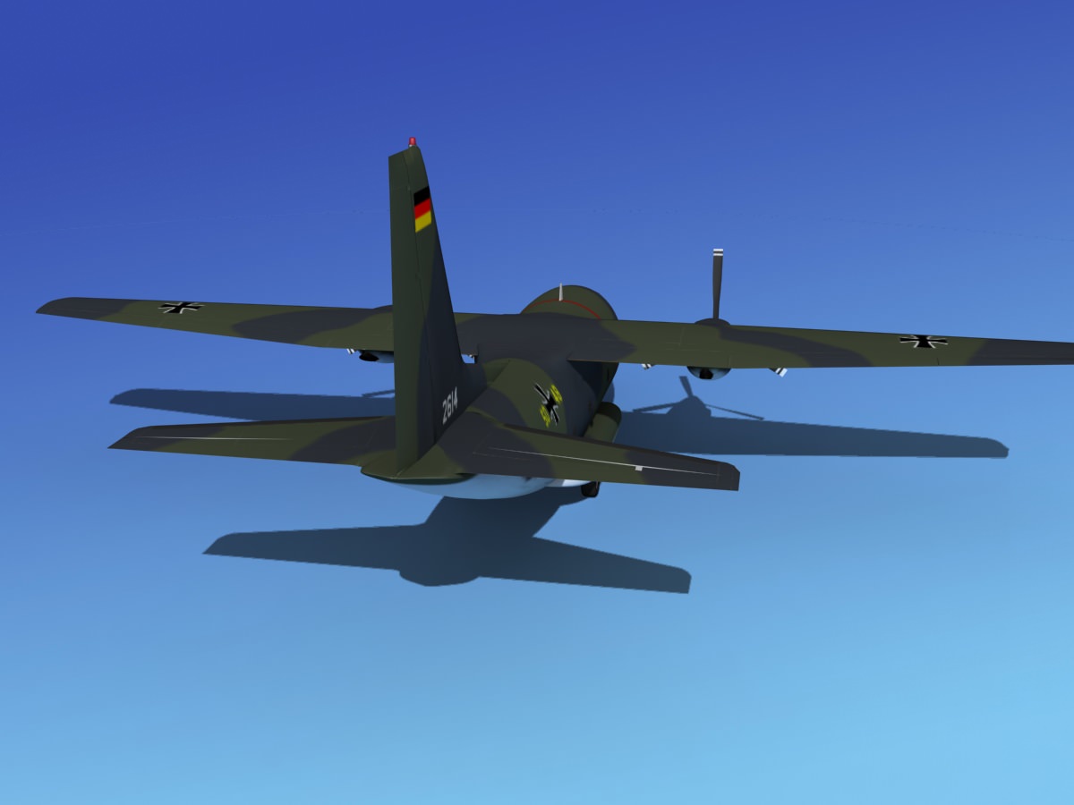 Alenia C-27A Spartan Luftwaffe 3D model_6