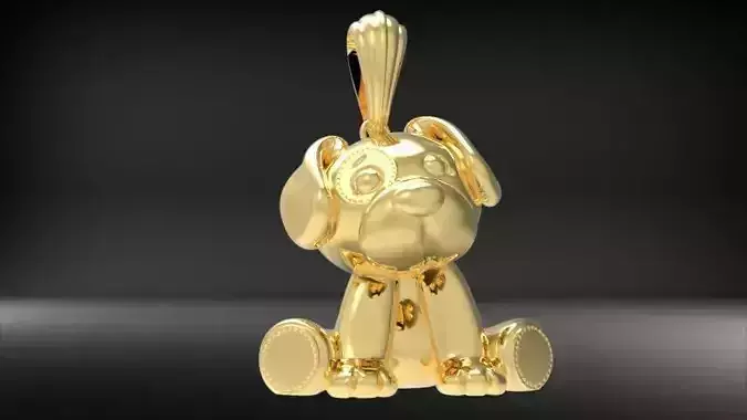 Cute Puppy Dog Pendant Necklace Charm Bracelet Jewelry 