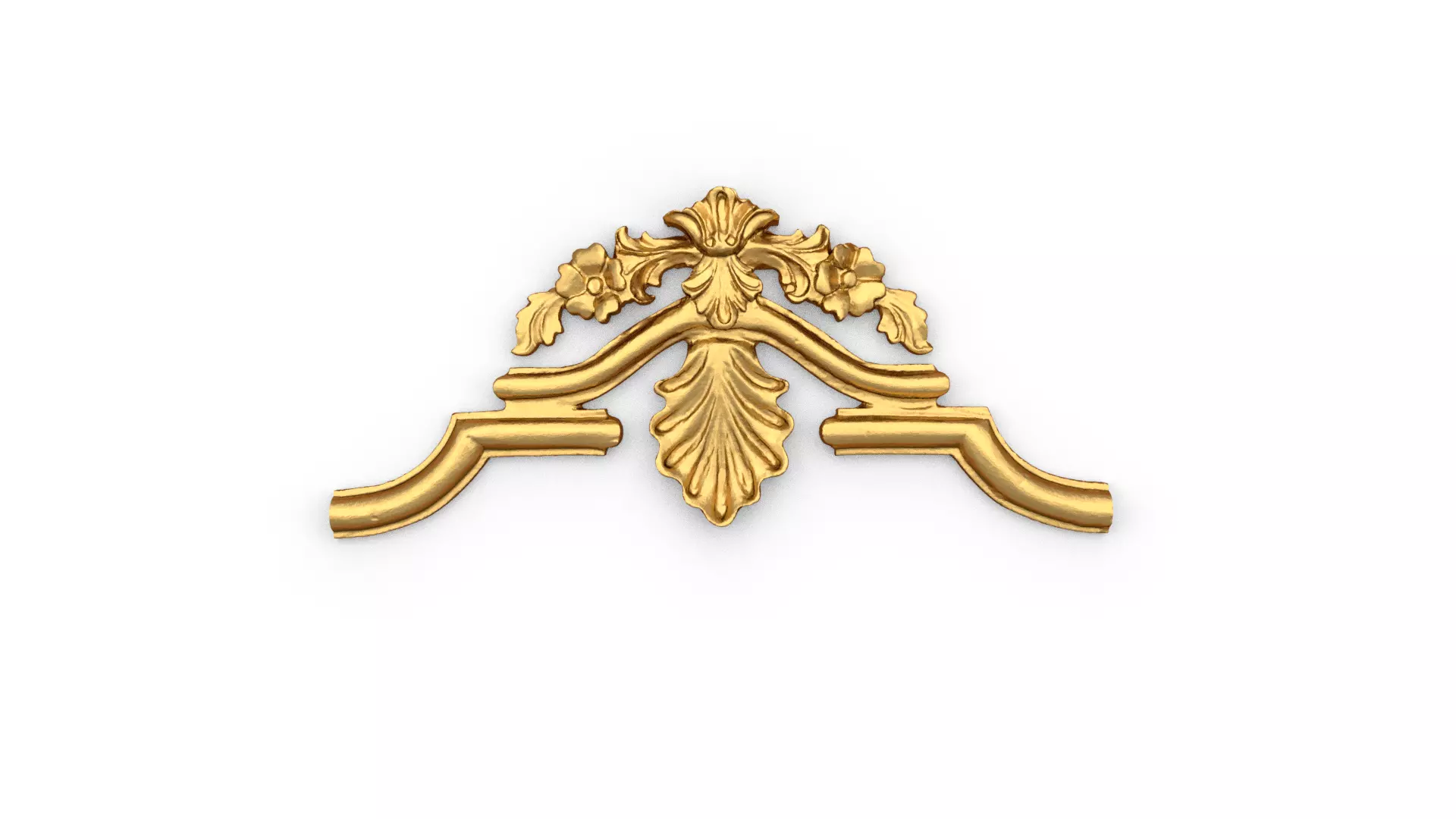 Classic carved decor ornament 494 3D print model