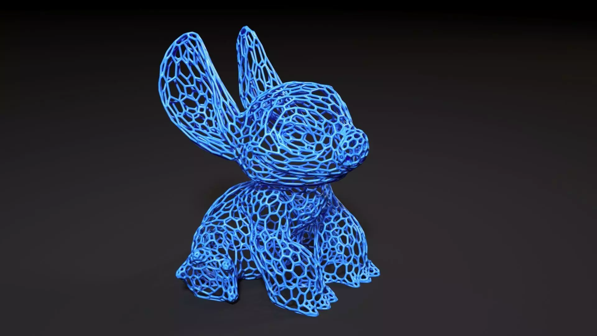 Stitch voronoi 3D print model_0