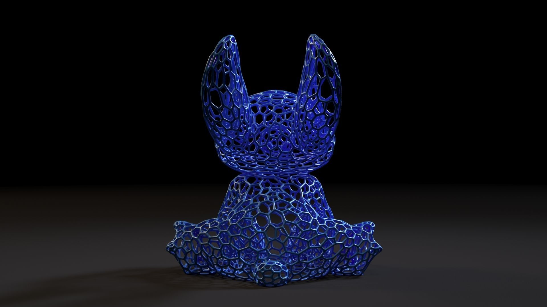 Stitch voronoi 3D print model_4