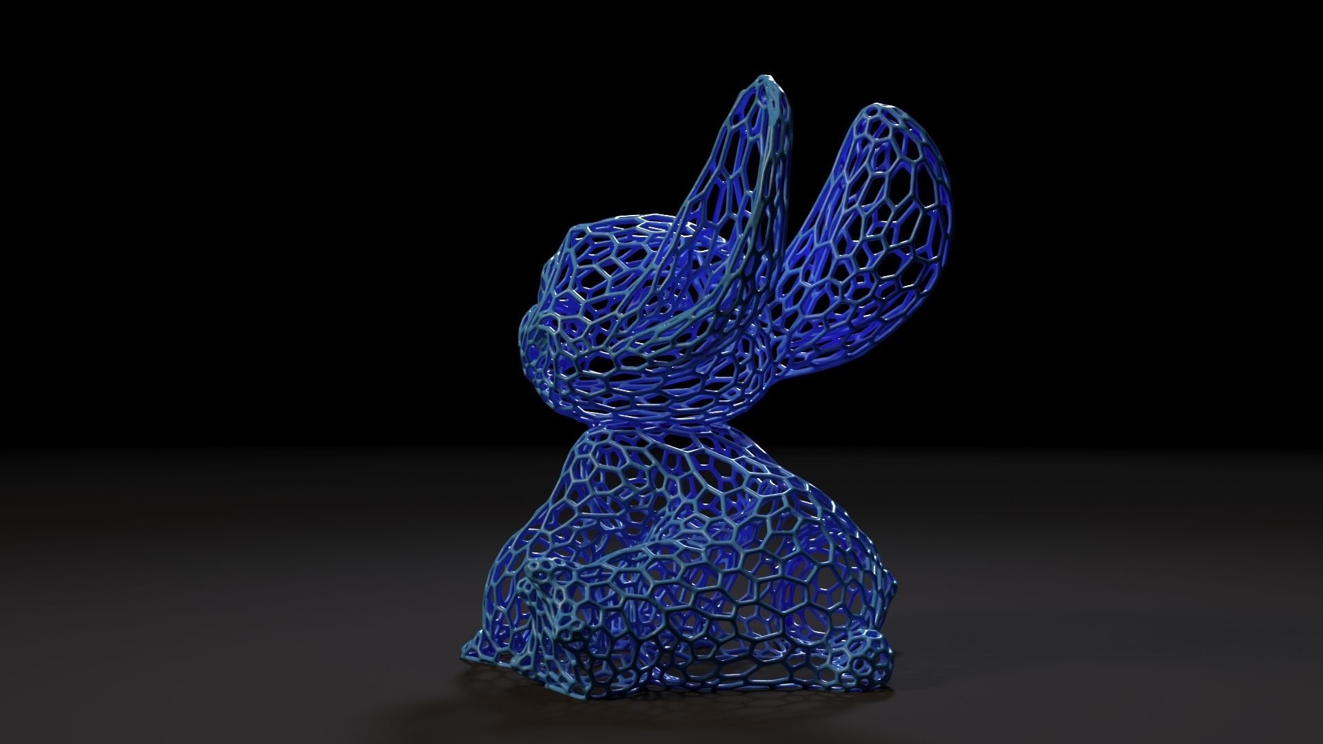 Stitch voronoi 3D print model_3