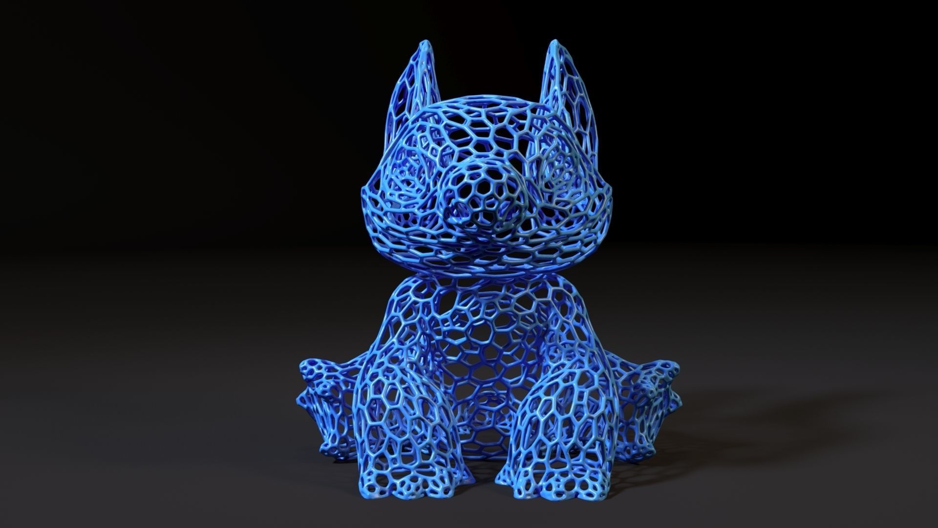 Stitch voronoi 3D print model_7