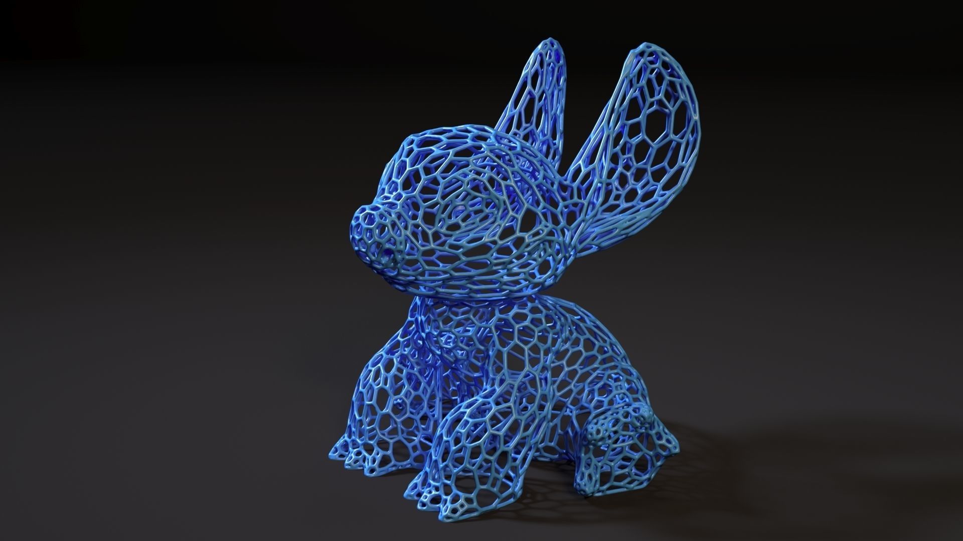 Stitch voronoi 3D print model_1