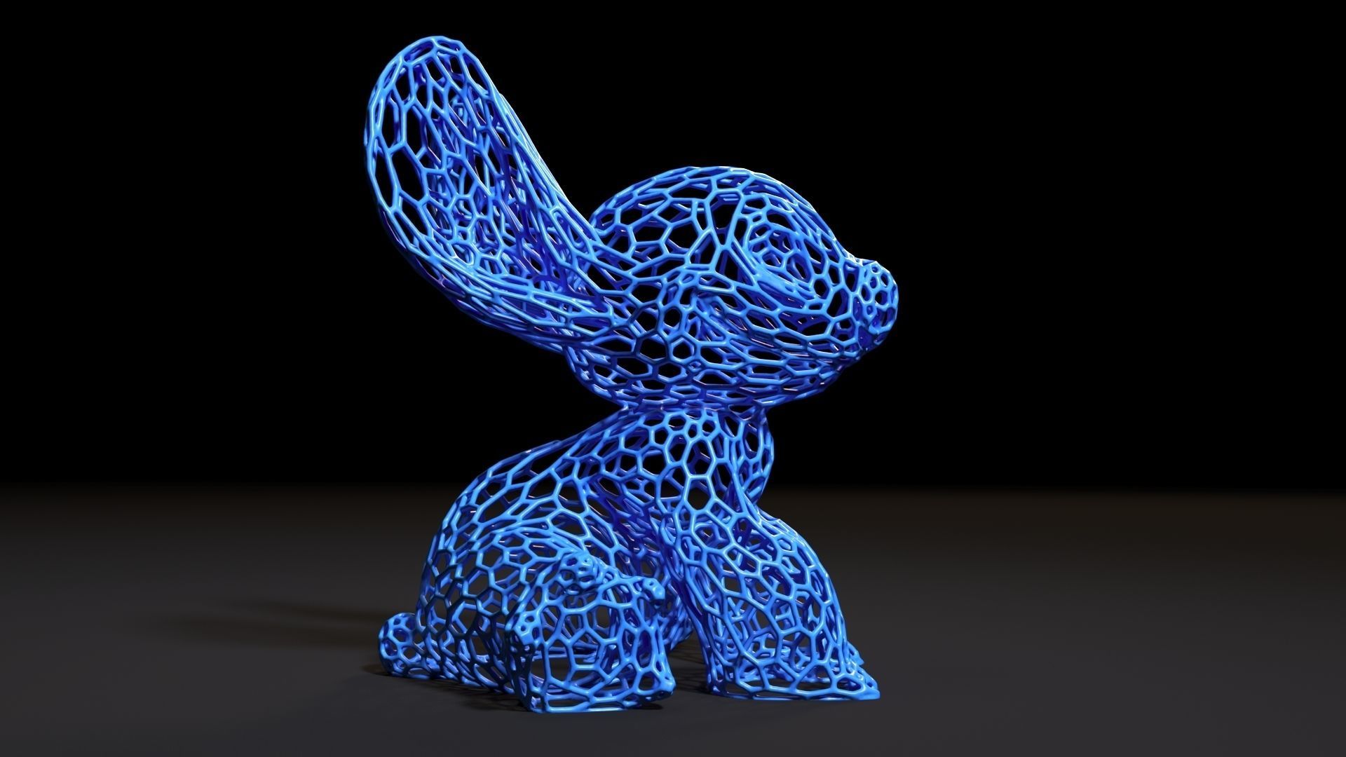 Stitch voronoi 3D print model_6