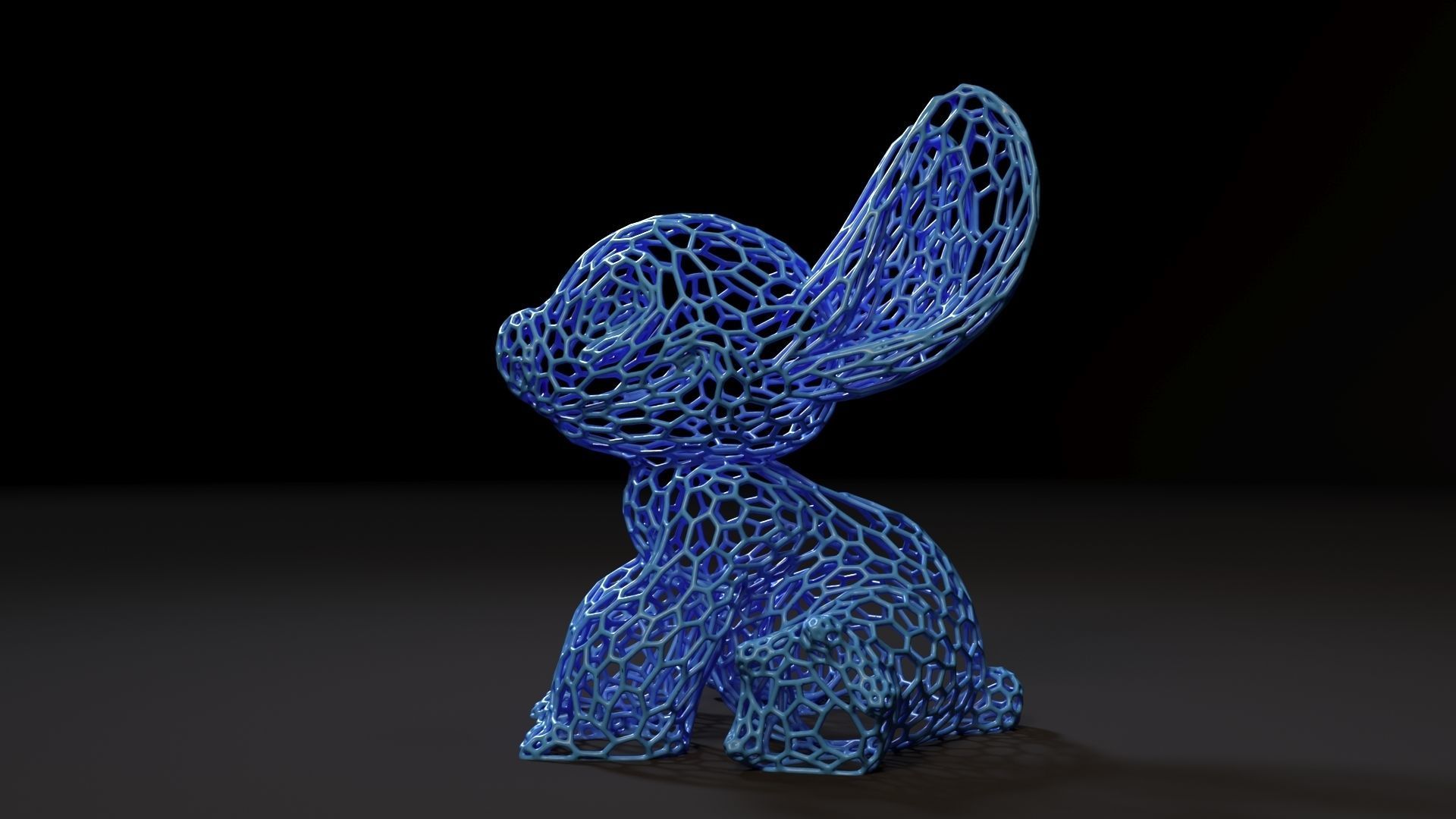 Stitch voronoi 3D print model_2