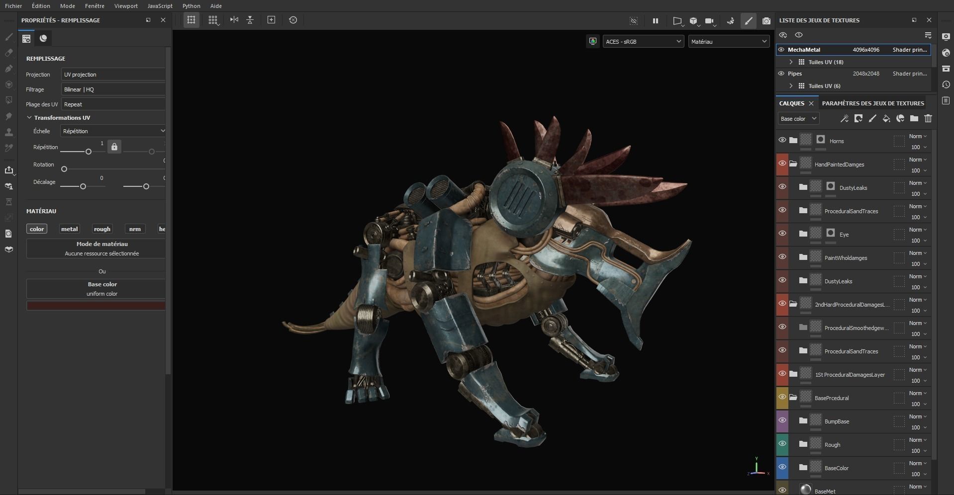 Mecha Dinosaur 3D model_3