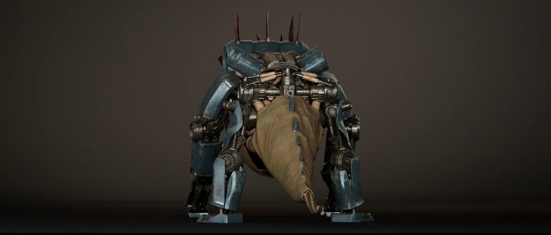 Mecha Dinosaur 3D model_2