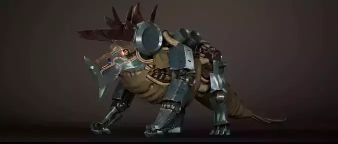 Mecha Dinosaur 3D model