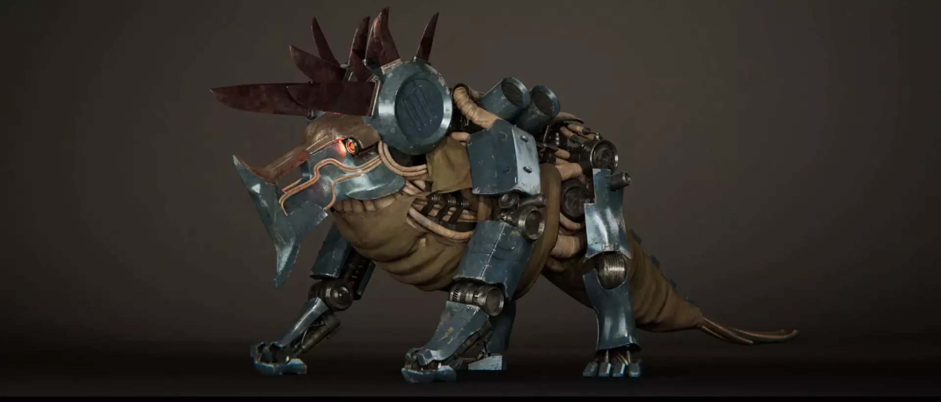 Mecha Dinosaur 3D model_0