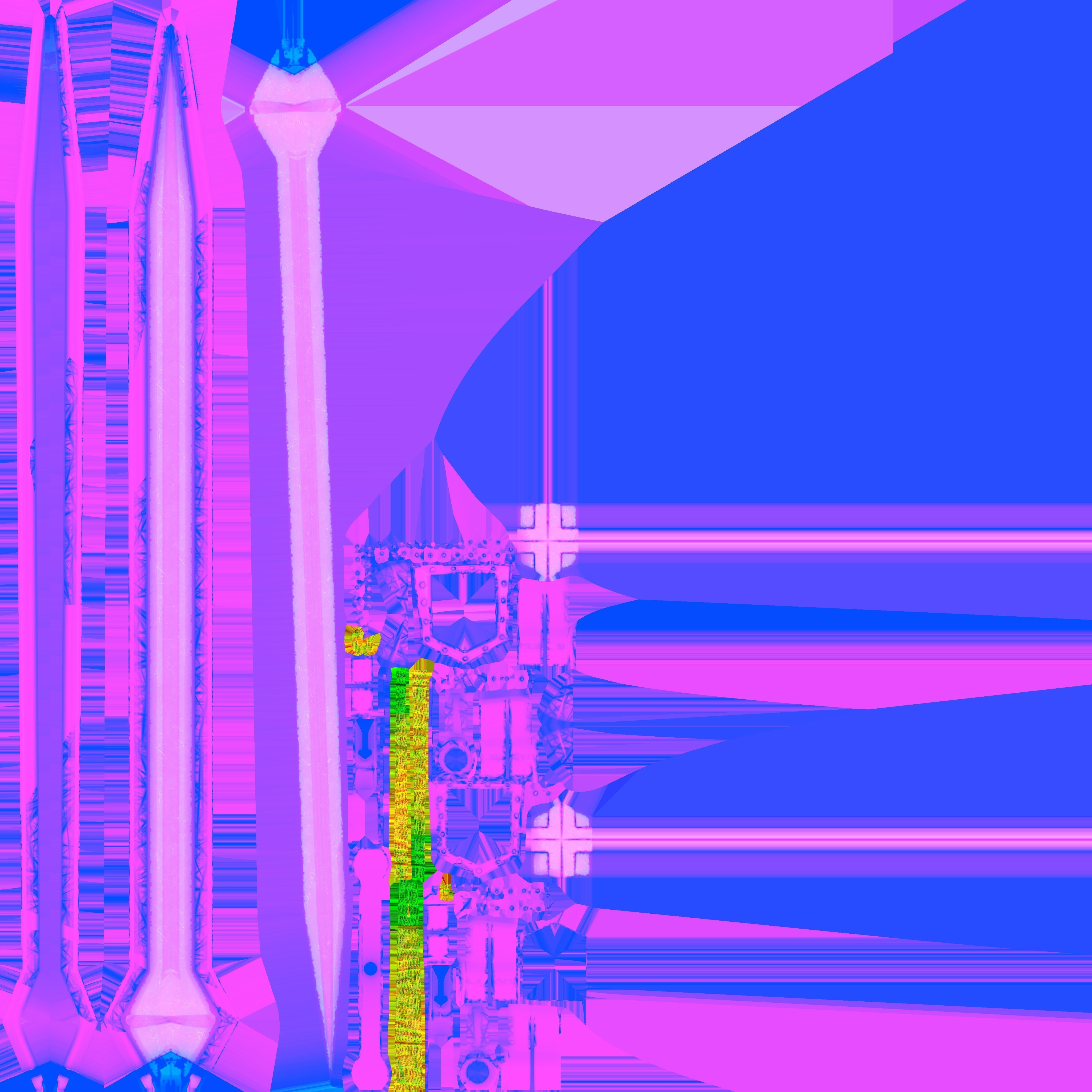 Guts Duel with Griffith Sword Low-poly 3D model_13