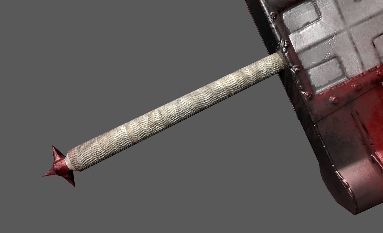 Guts Duel with Griffith Sword Low-poly 3D model_6