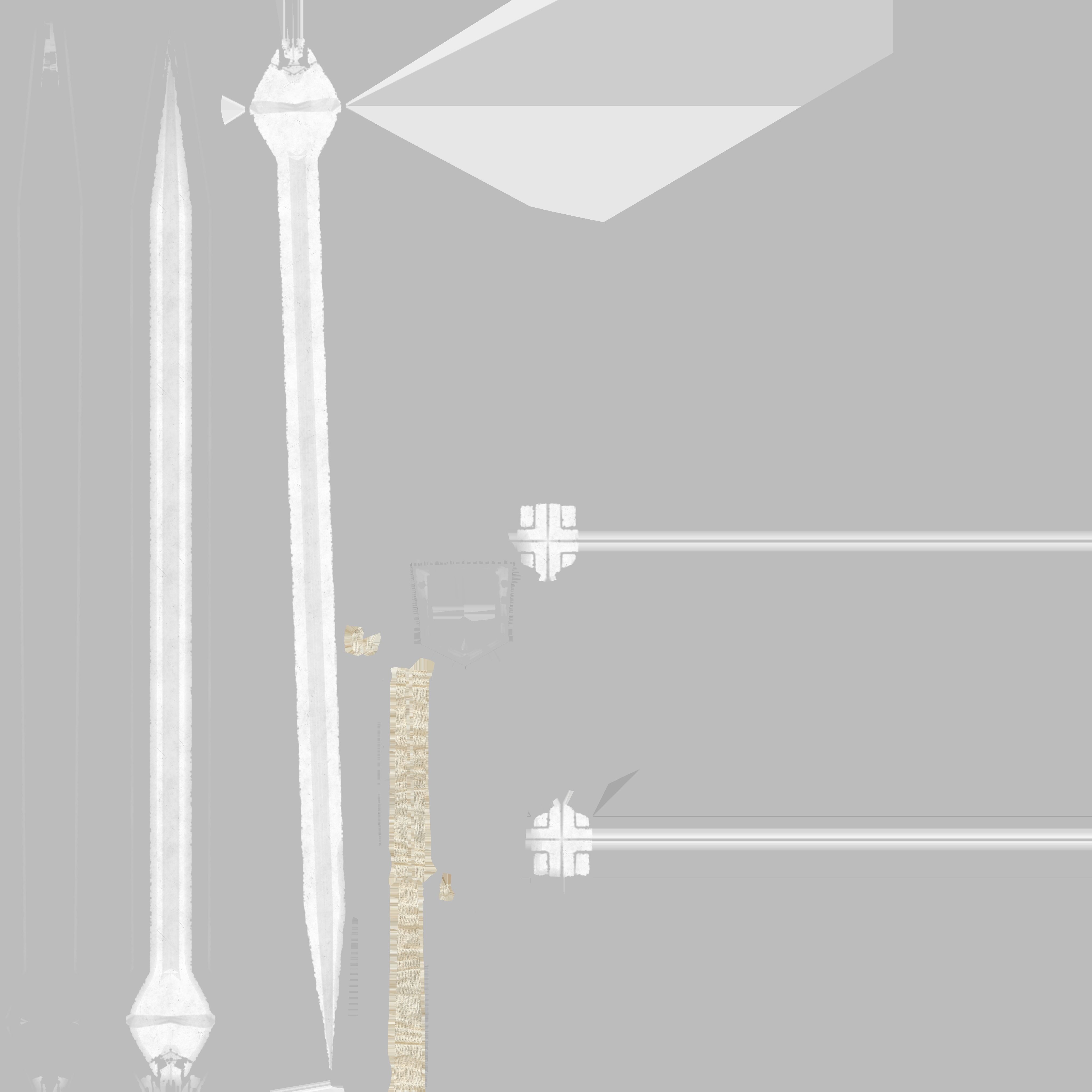 Guts Duel with Griffith Sword Low-poly 3D model_12