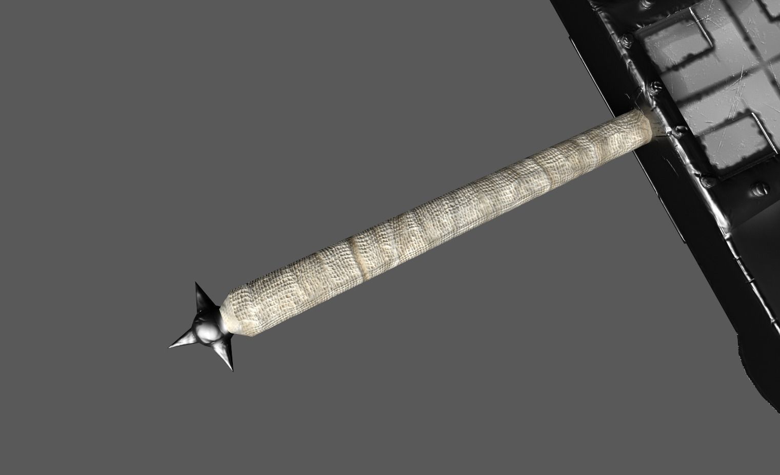 Guts Duel with Griffith Sword Low-poly 3D model_5