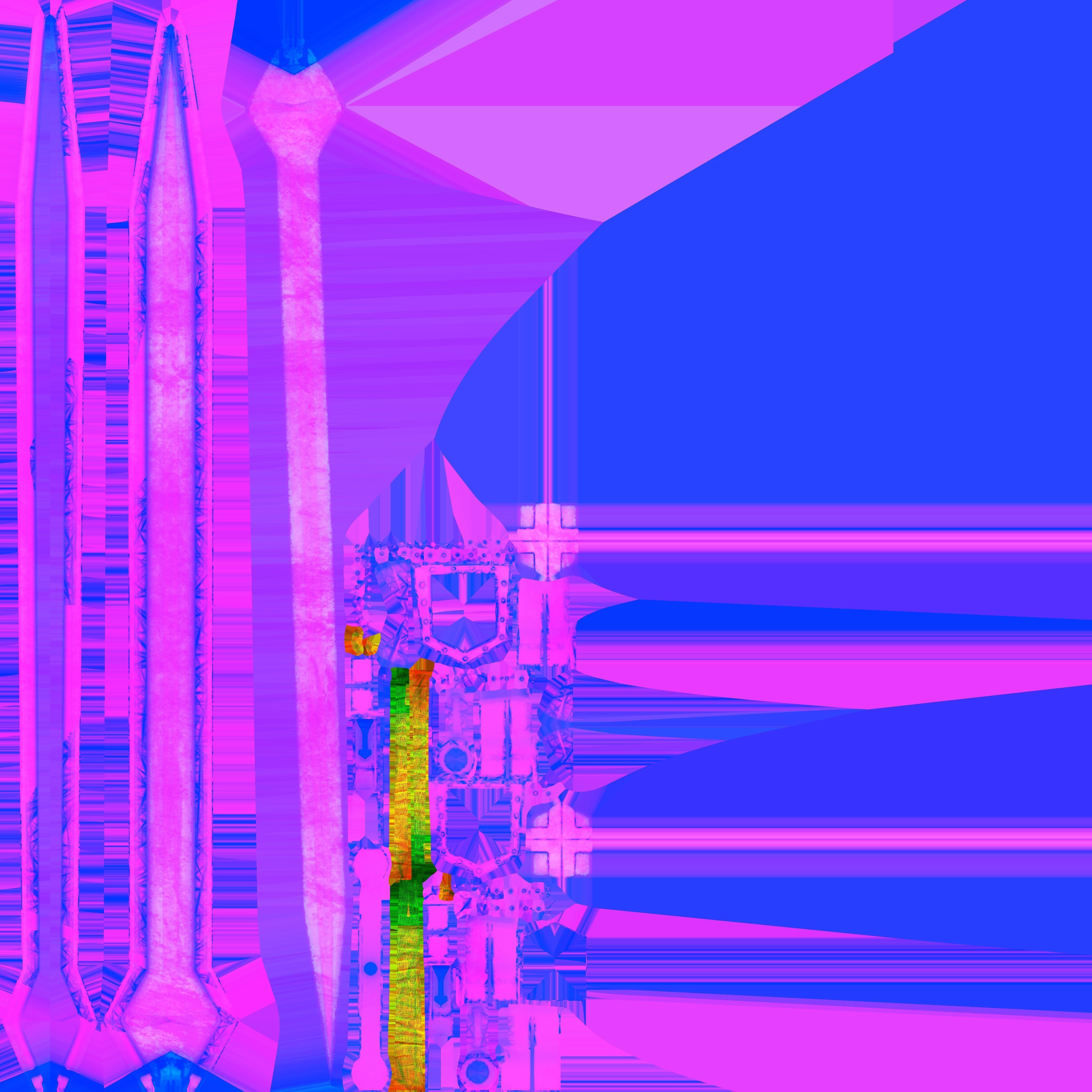 Guts Duel with Griffith Sword Low-poly 3D model_14