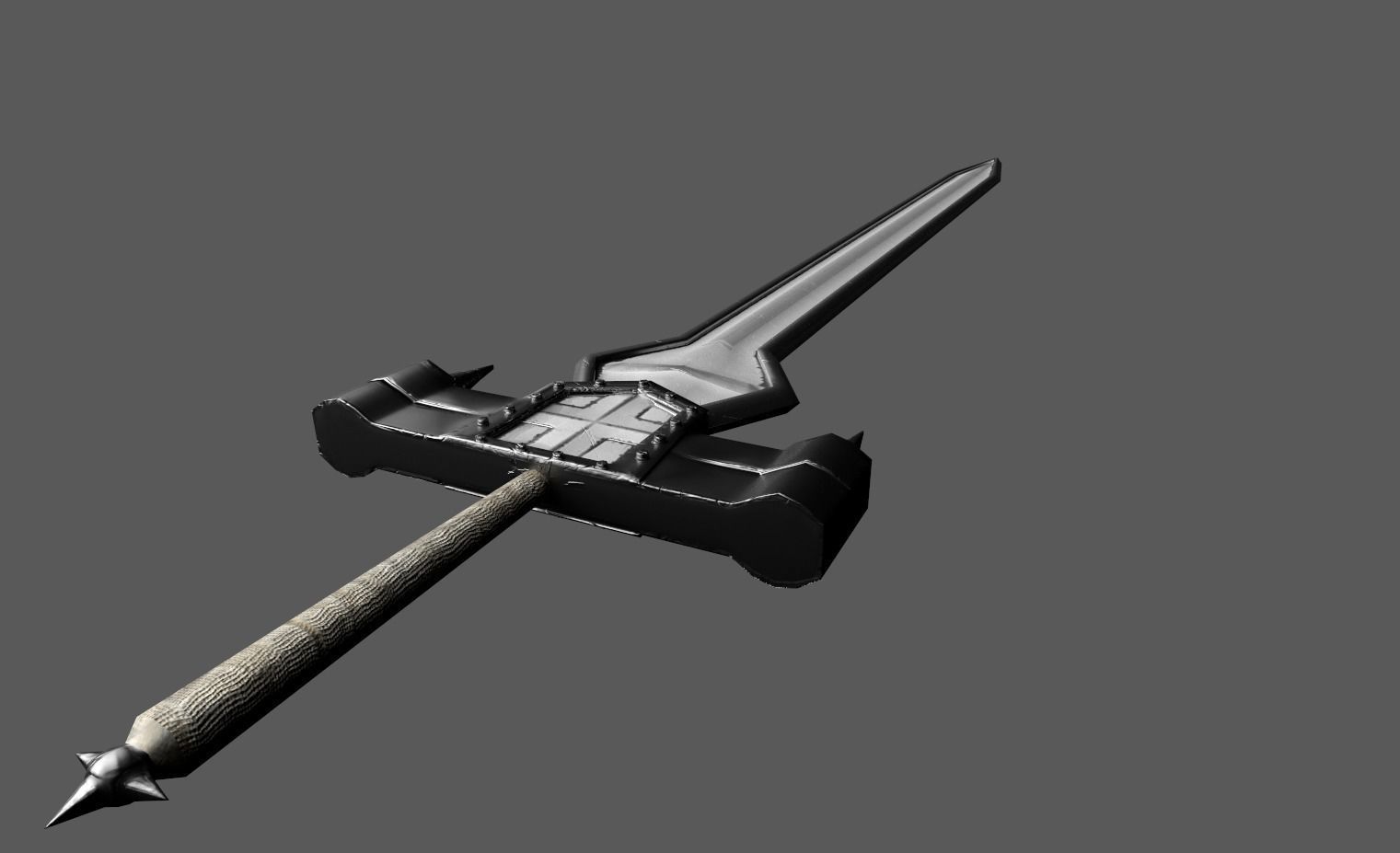 Guts Duel with Griffith Sword Low-poly 3D model_9