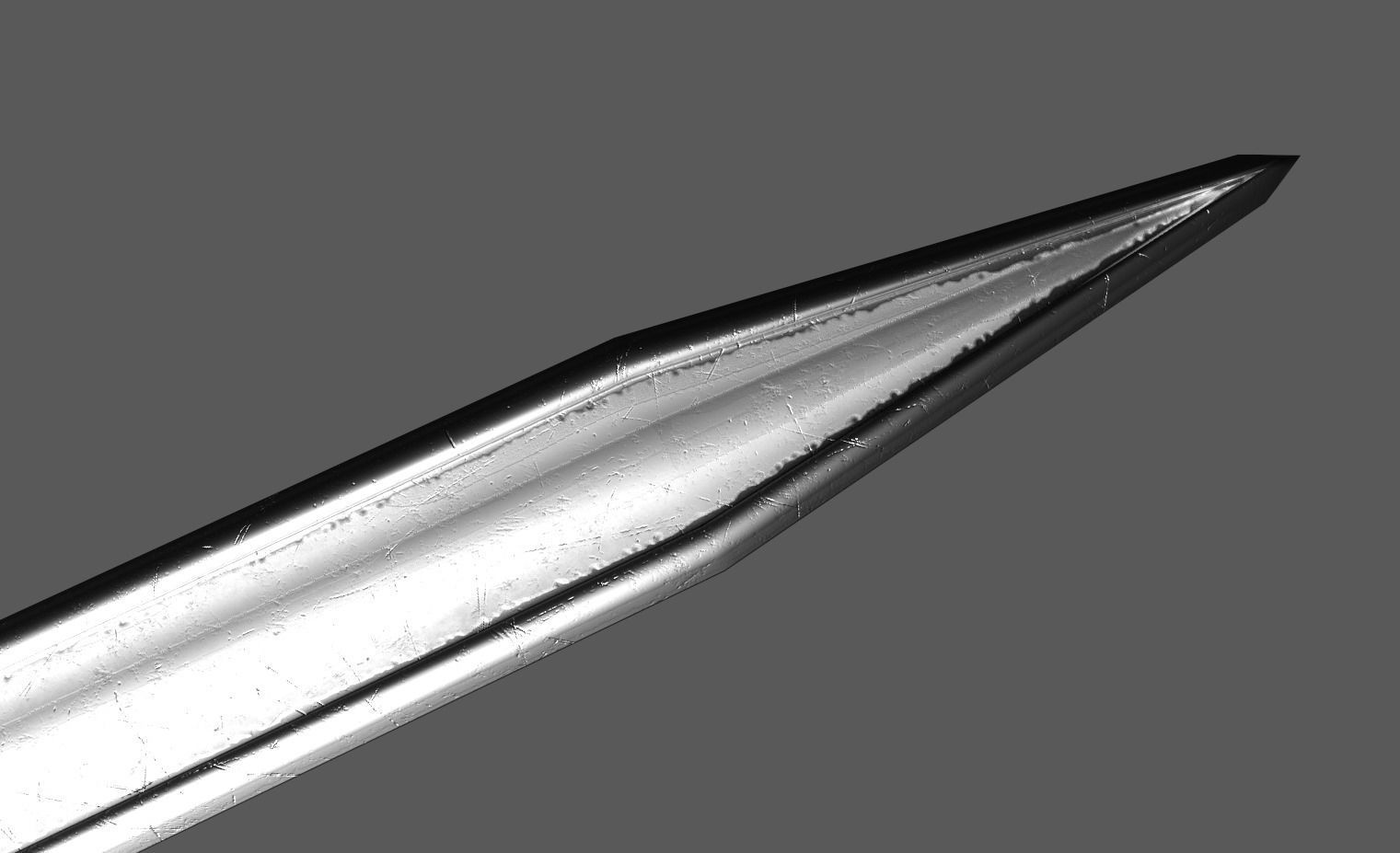 Guts Duel with Griffith Sword Low-poly 3D model_7