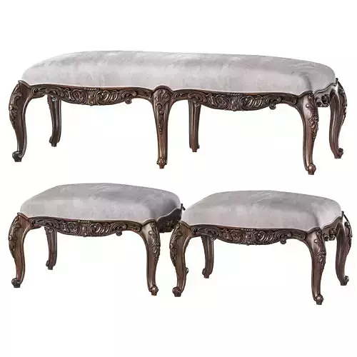 andrea fanfani bench and pouf 734