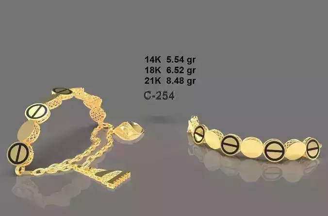 elegant bracelet model