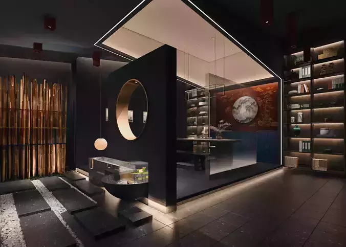 Chinese style tea houses47-han