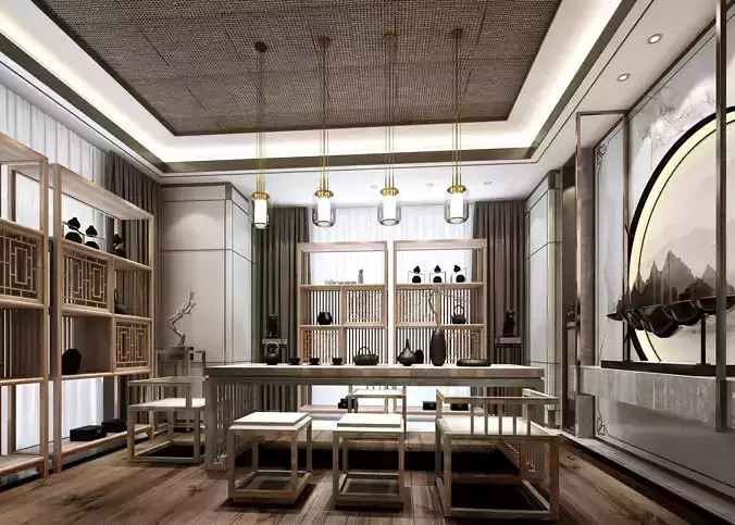 Chinese style tea houses30