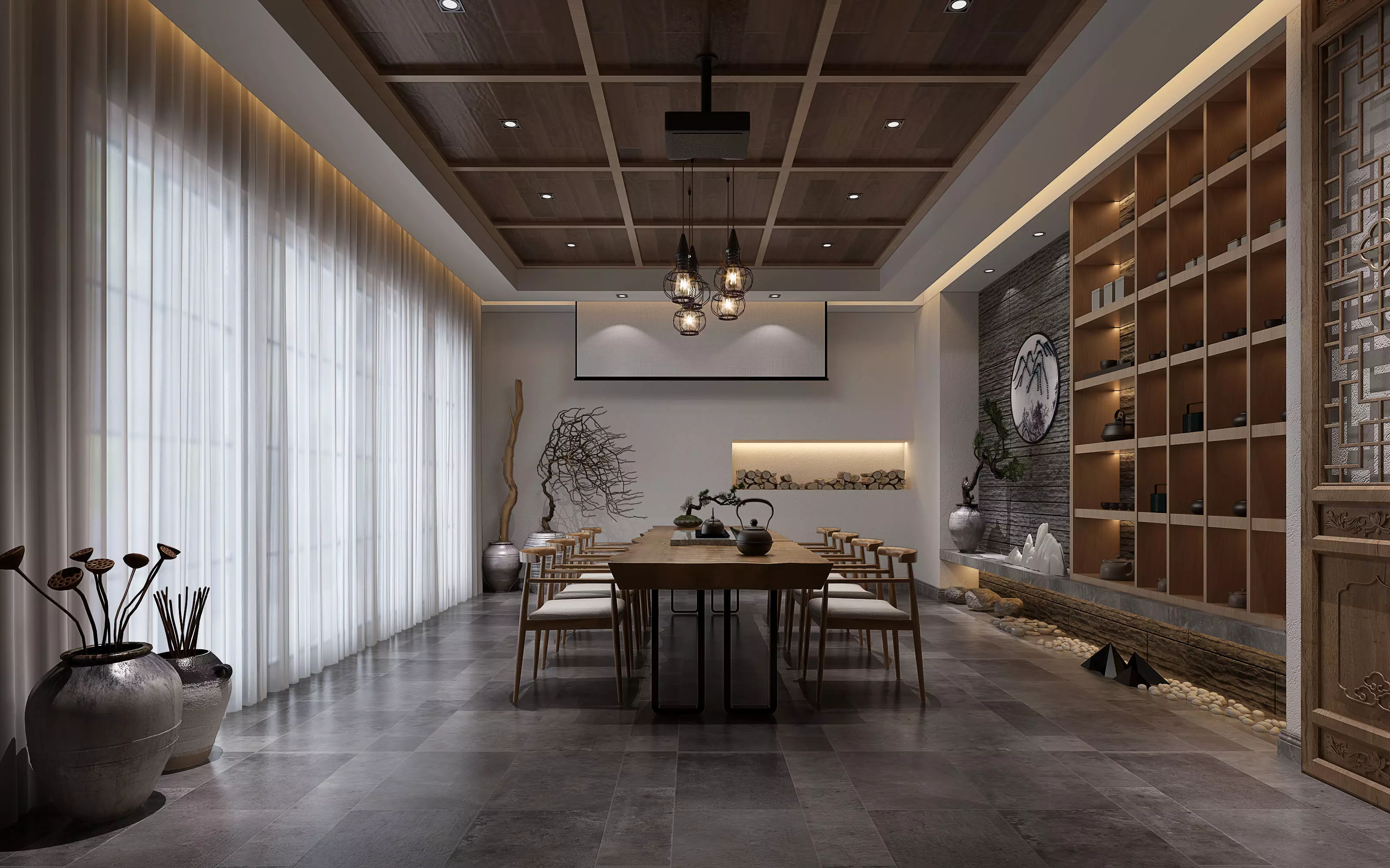 Chinese style tea houses015 3D model_0