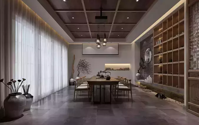 Chinese style tea houses015