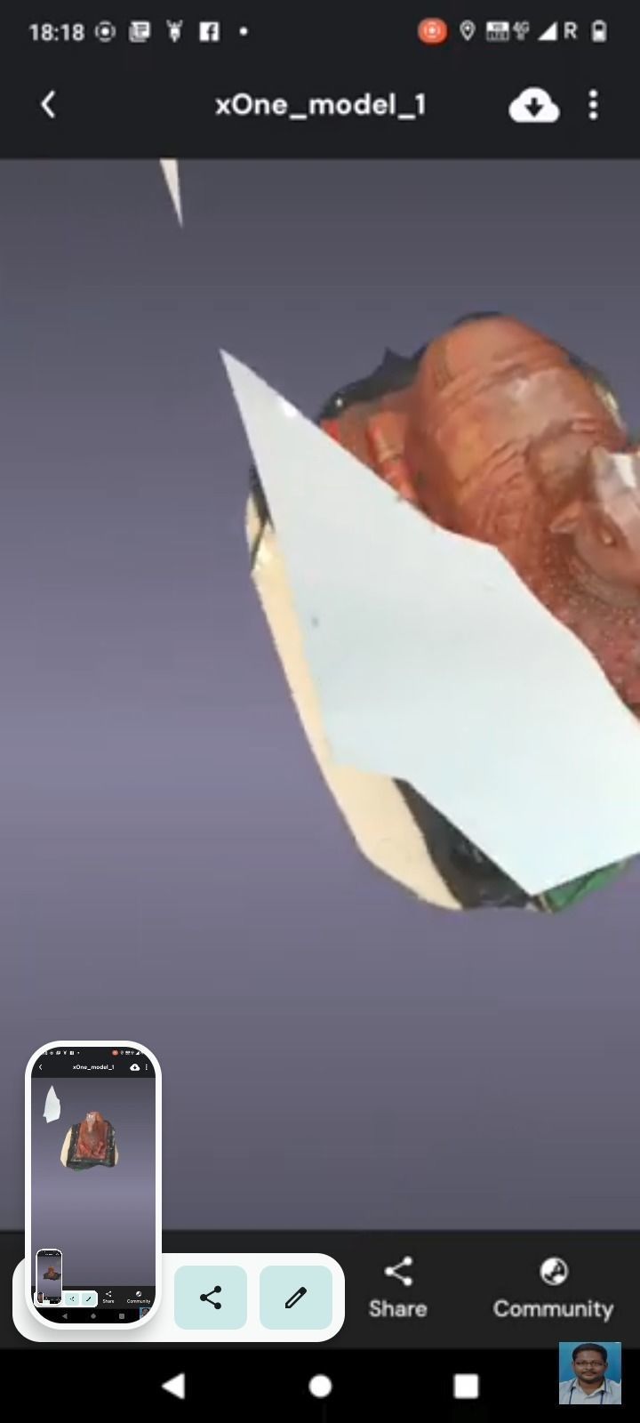 VR Mall Chennai nandhi 3D print model_5