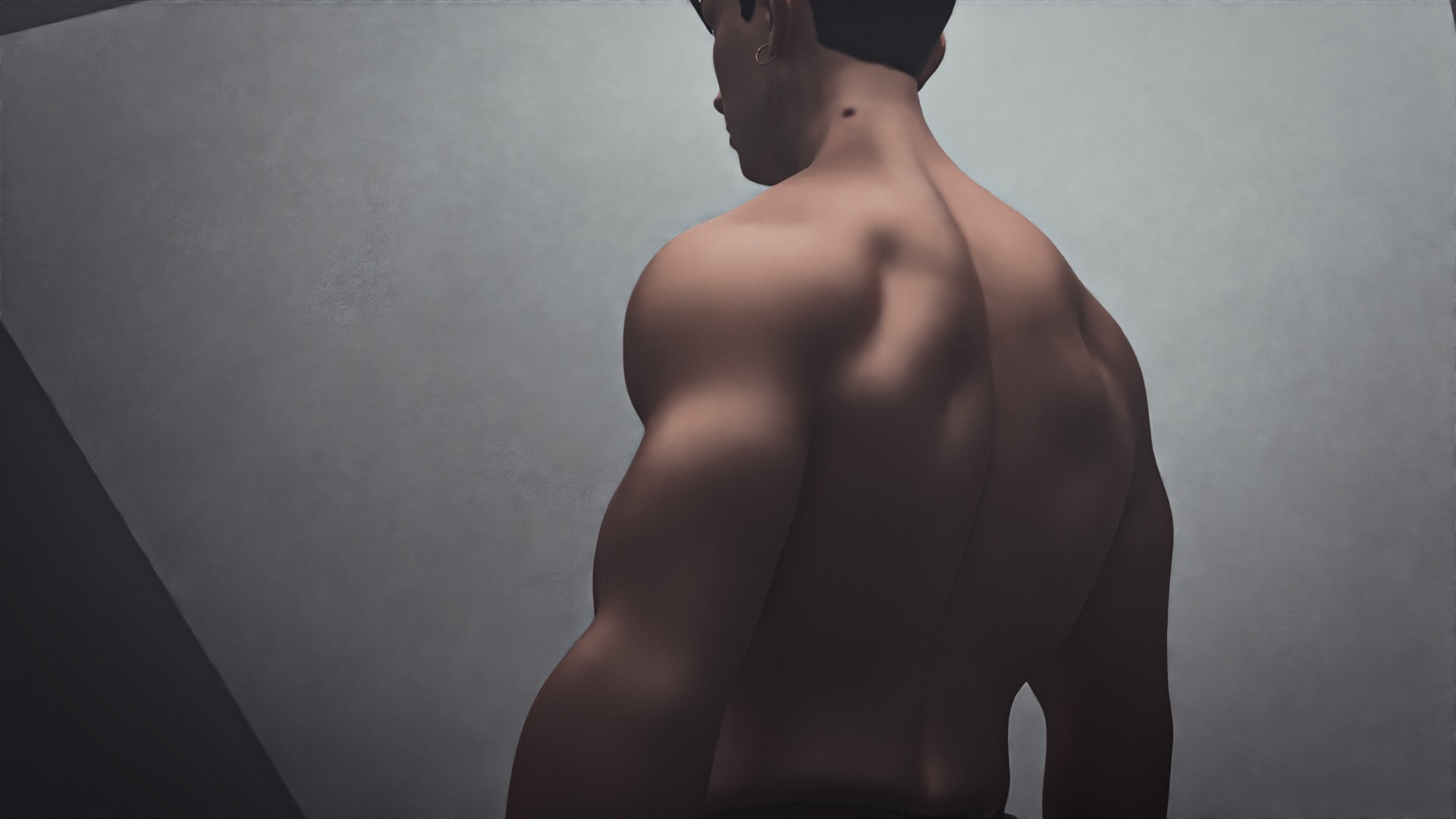 Male Medevil Character Model  Low-poly 3D model_1