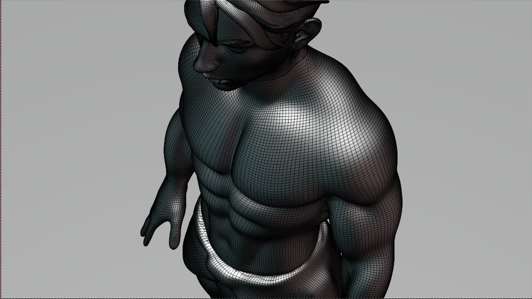 Male Medevil Character Model  Low-poly 3D model_3