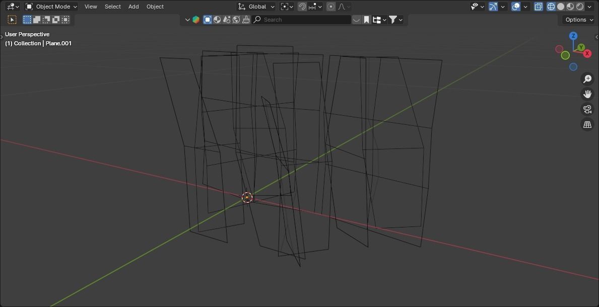 low poly big grass Low-poly 3D model_2