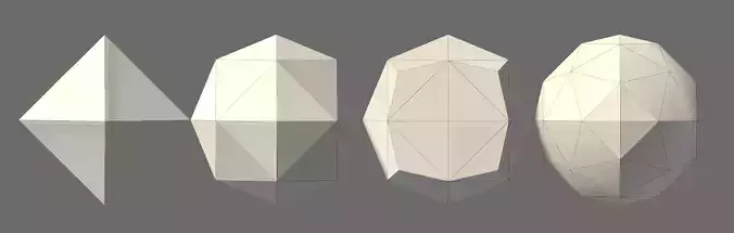 Low Poly Spheres - VF Polyhedron